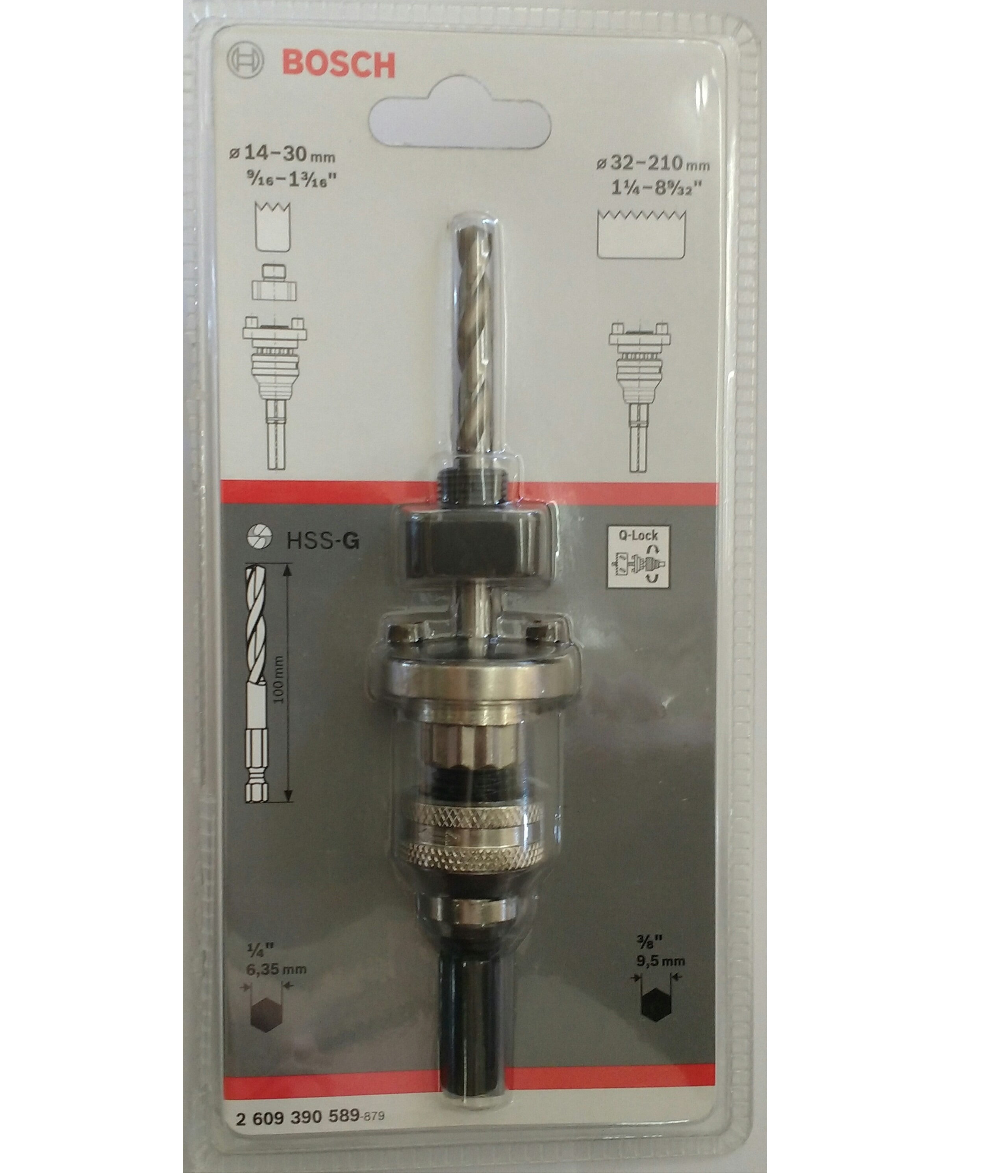 Adaptador Hex. 9,5mm - Bosch