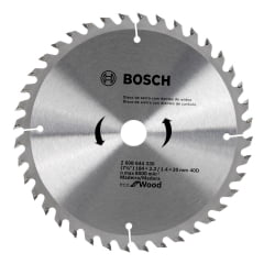 Disco de Serra com Dentes de Widea 184mm (7.1/4") 40D - Bosch