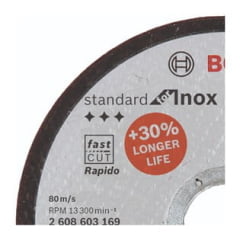 Disco de Corte para Inox 115 mm 4.1/2" Gr.60 - Bosch