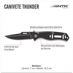 Canivete Thunder Unica - Nautika
