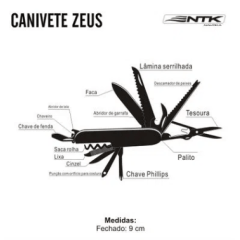 Canivete Zeus Unica - Nautika